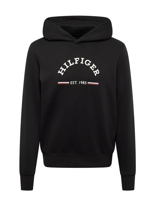 TOMMY HILFIGER Sweatshirt  sort / hvid