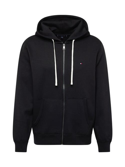 TOMMY HILFIGER Sweatjakke 'ESSENTIAL'  sort