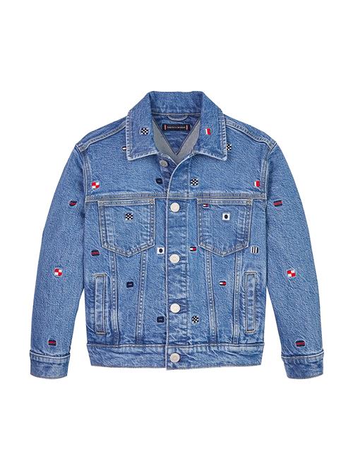 TOMMY HILFIGER Overgangsjakke  navy / blue denim / rød / hvid