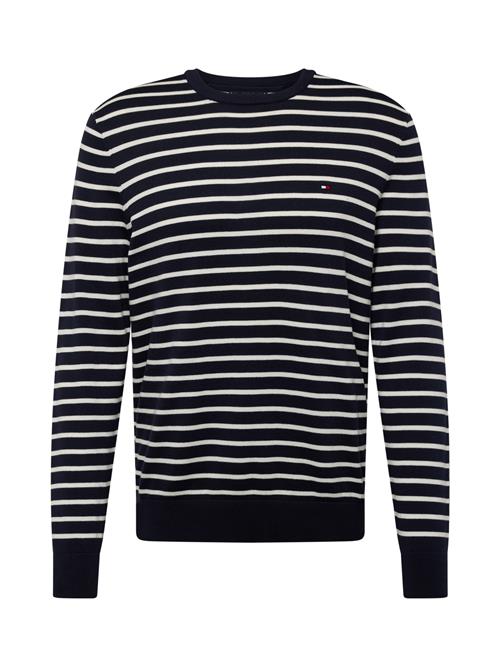 TOMMY HILFIGER Pullover 'Essential'  marin / hvid