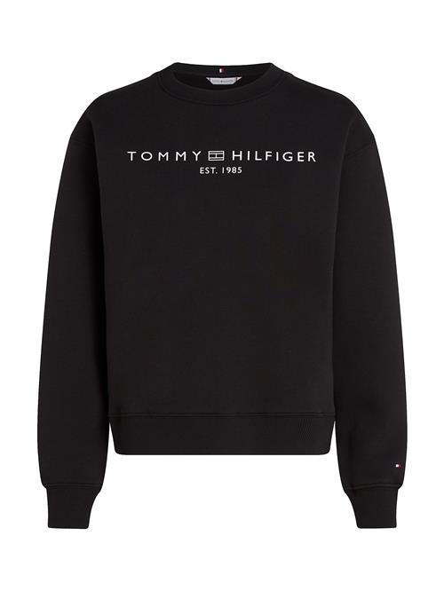 TOMMY HILFIGER Sweatshirt  sort / hvid