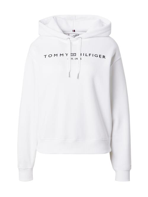 Se TOMMY HILFIGER Sweatshirt  sort / hvid ved About You