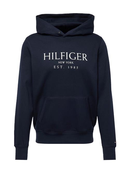 Se TOMMY HILFIGER Sweatshirt  navy / hvid ved About You