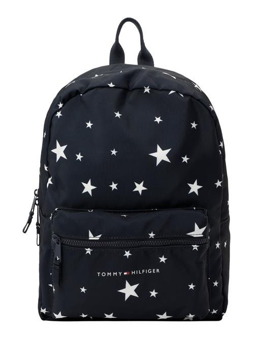 Se TOMMY HILFIGER Rygsæk 'ESSENTIAL'  navy / hvid ved About You