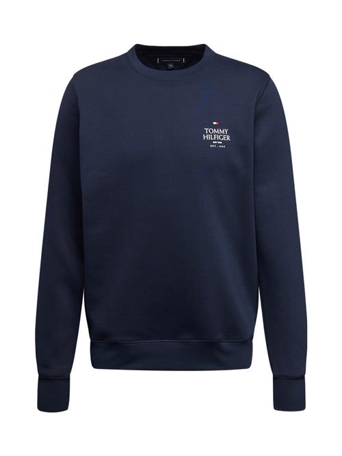 Se TOMMY HILFIGER Sweatshirt  navy / hvid ved About You