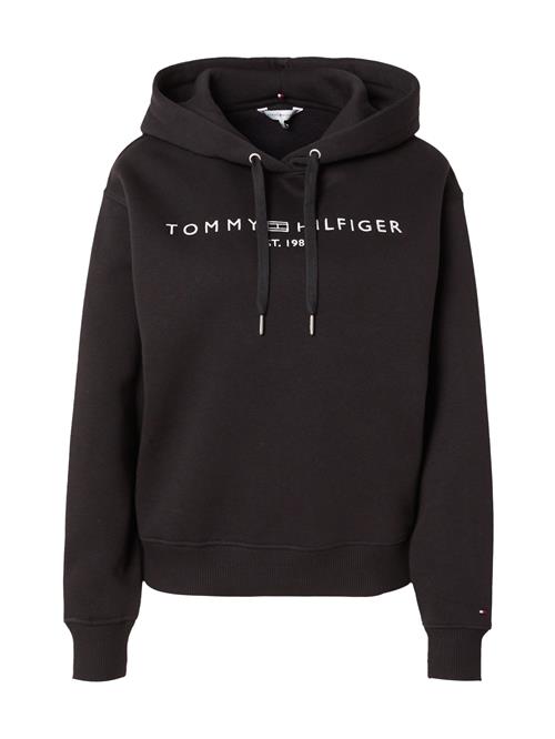 TOMMY HILFIGER Sweatshirt  sort / hvid