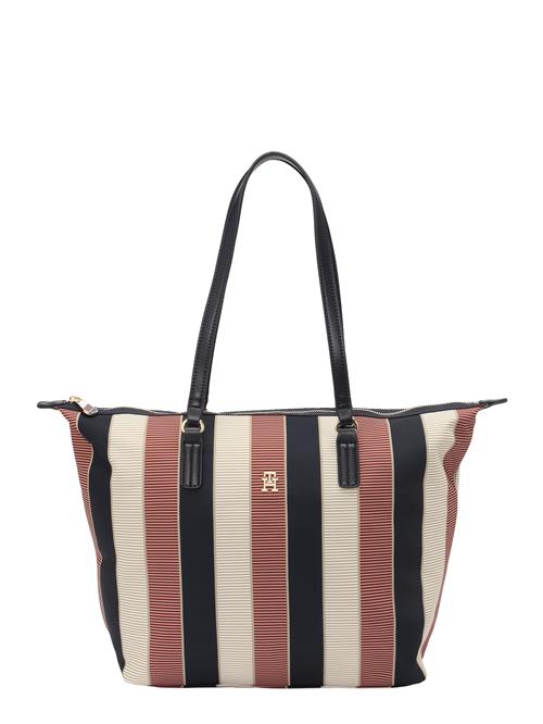 TOMMY HILFIGER Shopper 'POPPY'  beige / navy / rød