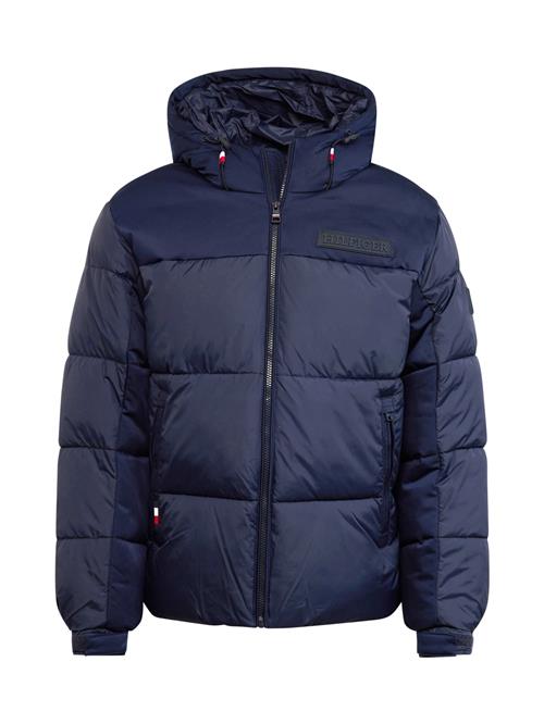 TOMMY HILFIGER Vinterjakke 'New York'  navy / rød / sort / hvid