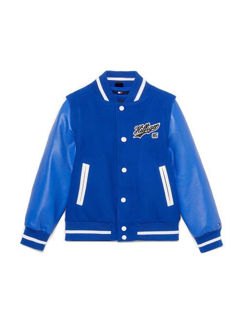 TOMMY HILFIGER Overgangsjakke 'Varsity '  blå / sort / hvid