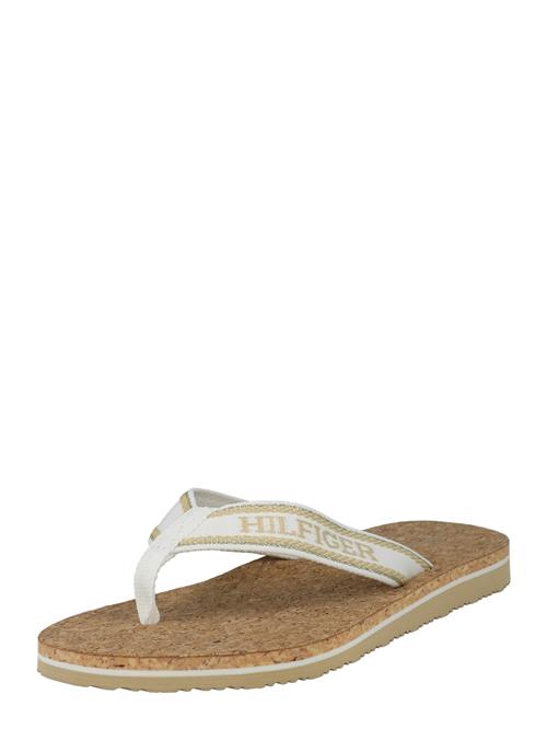 TOMMY HILFIGER Klipklappere  sand / hvid