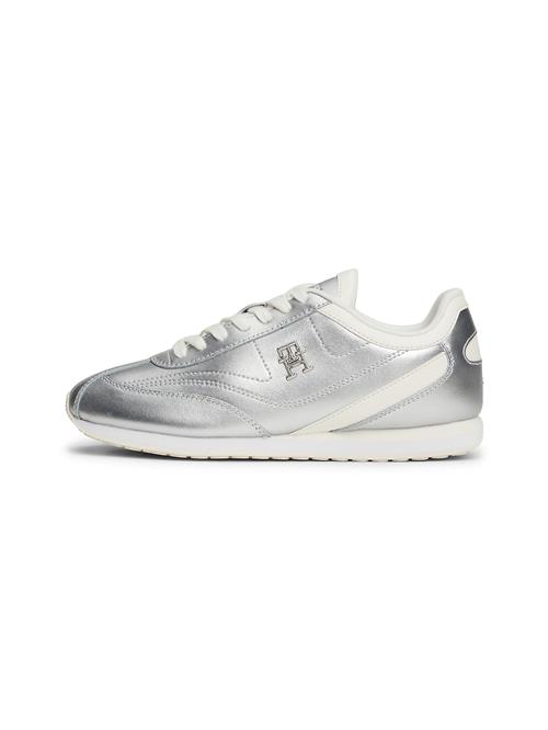 TOMMY HILFIGER Sneaker low 'HERITAGE'  sølv / hvid