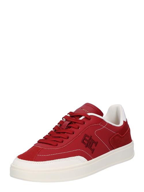 TOMMY HILFIGER Sneaker low 'HERITAGE COURT'  rød / hvid