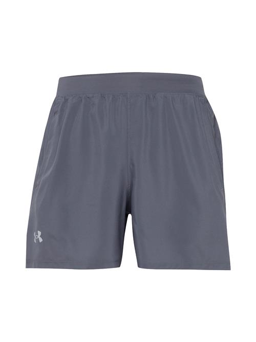 UNDER ARMOUR Sportsbukser 'Launch 5'  grå / hvid