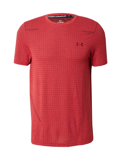 Se UNDER ARMOUR Funktionsskjorte 'Grid'  kirsebærsrød / melon ved About You