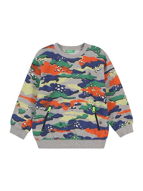 UNITED COLORS OF BENETTON Sweatshirt  ensian / grå-meleret / siv / hummer