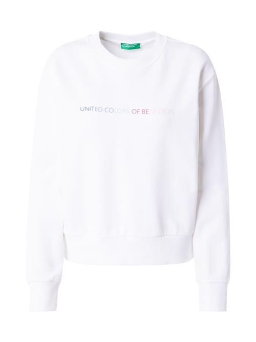 UNITED COLORS OF BENETTON Sweatshirt  blå / lyseblå / fuchsia / hvid