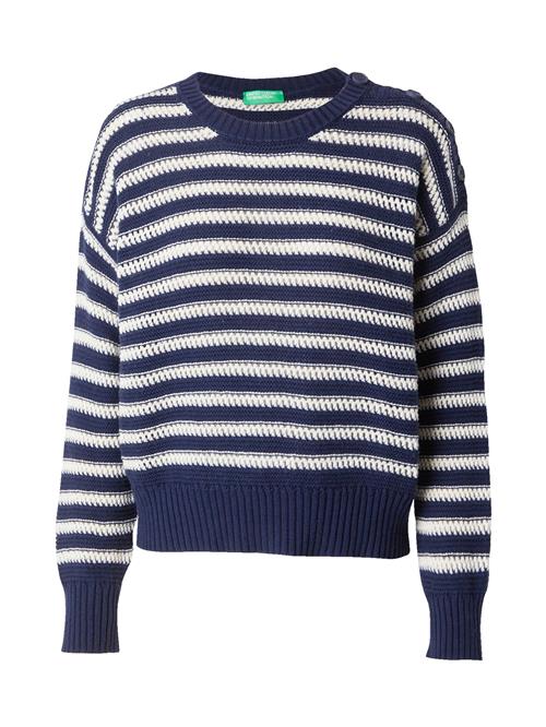 UNITED COLORS OF BENETTON Pullover  navy / hvid