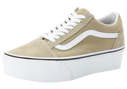 Se VANS Sneaker low 'Old Skool'  khaki / hvid ved About You