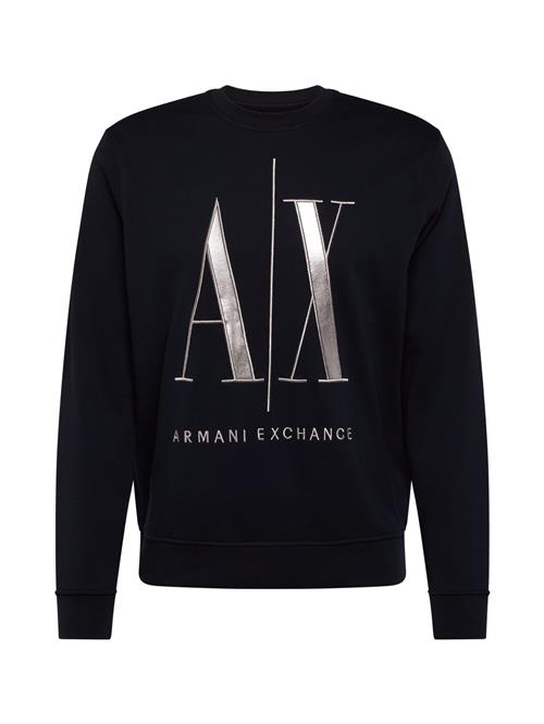 ARMANI EXCHANGE Sweatshirt  navy / sølv