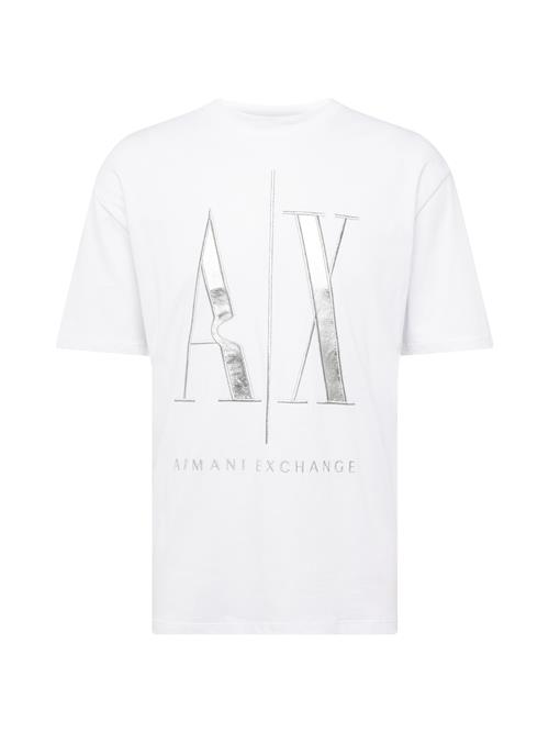 ARMANI EXCHANGE Bluser & t-shirts  sølv / hvid