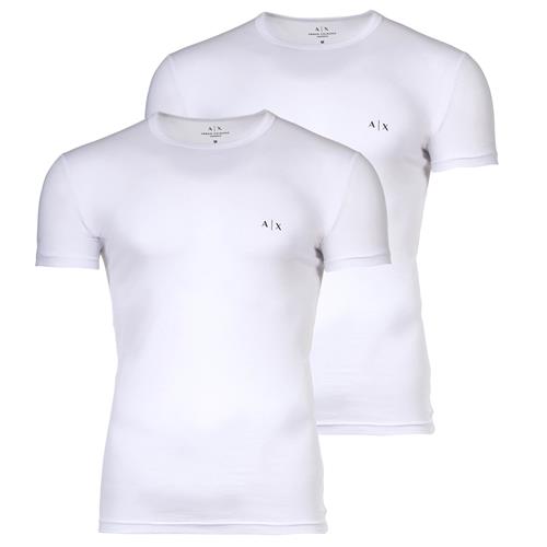 ARMANI EXCHANGE Bluser & t-shirts  sort / hvid