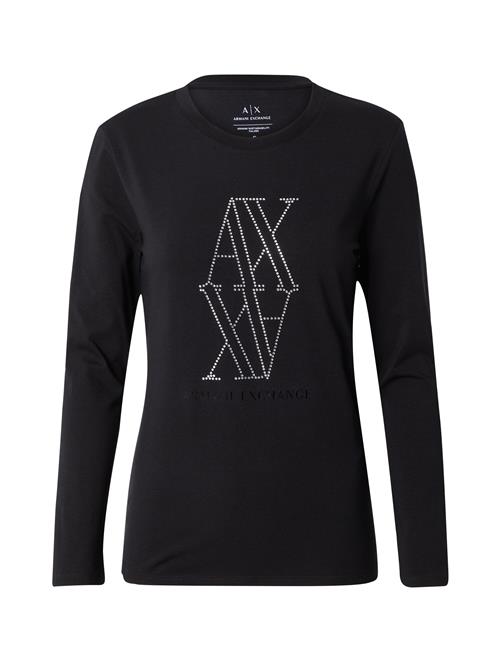 ARMANI EXCHANGE Shirts  sort / sølv