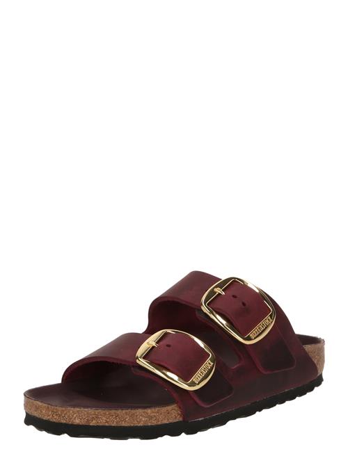 BIRKENSTOCK Pantoletter 'Arizona LEOI'  guld / mørkerød