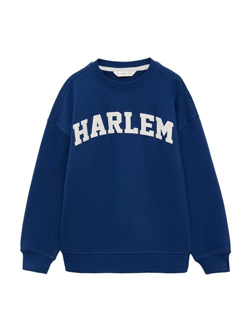 MANGO KIDS Sweatshirt 'BERTO'  marin / hvid