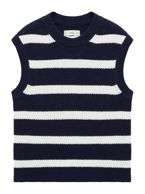 Se MANGO KIDS Pullover 'CHLOE'  navy / hvid ved About You