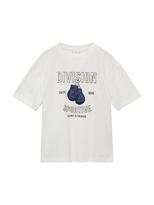 MANGO KIDS Shirts 'BOXEO'  ecru / navy / sort