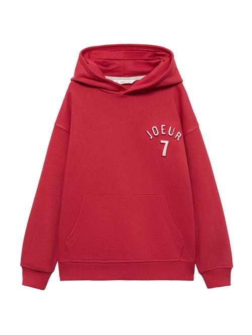 Se MANGO KIDS Sweatshirt 'BERCY'  rød / hvid ved About You