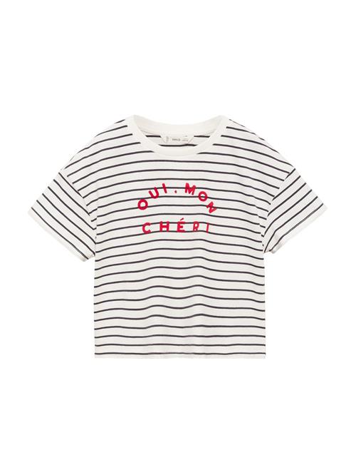 Se MANGO KIDS Bluser & t-shirts 'Cheri'  lysebeige / rød / sort ved About You