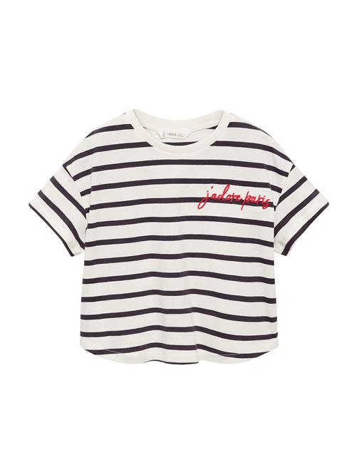 Se MANGO KIDS Bluser & t-shirts 'ADORE'  navy / rød / hvid ved About You