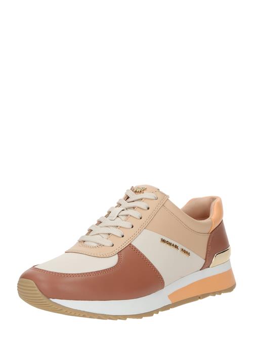 Se MICHAEL Michael Kors Sneaker low 'ALLIE'  beige / creme / kastaniebrun / guld ved About You