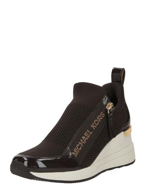 Se MICHAEL Michael Kors Sneaker low 'WILLIS'  brun / mørkebrun / guld ved About You