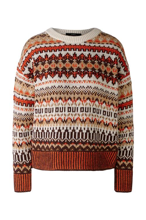 Se OUI Pullover  lysebeige / mørkebeige / brun / orange ved About You