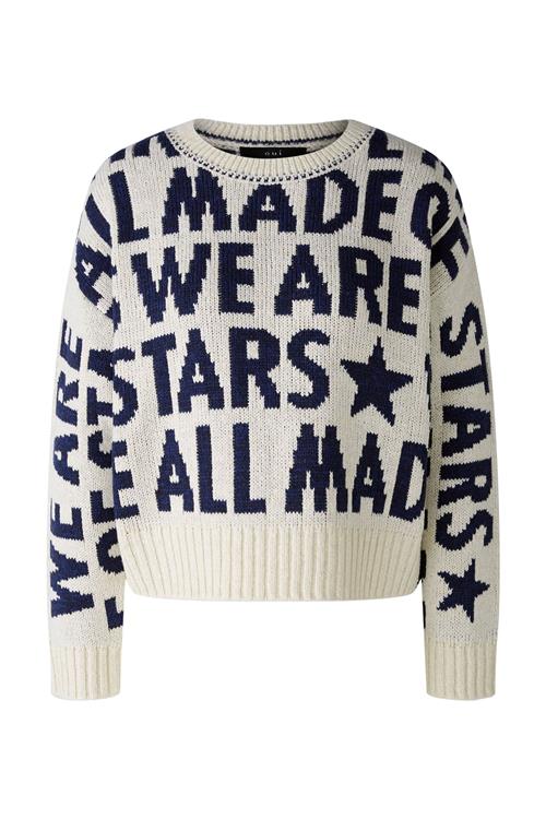 Se OUI Pullover  marin / offwhite ved About You