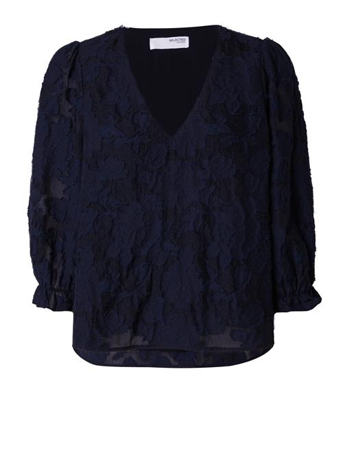 SELECTED FEMME Bluse 'CATHI-SADIE'  navy