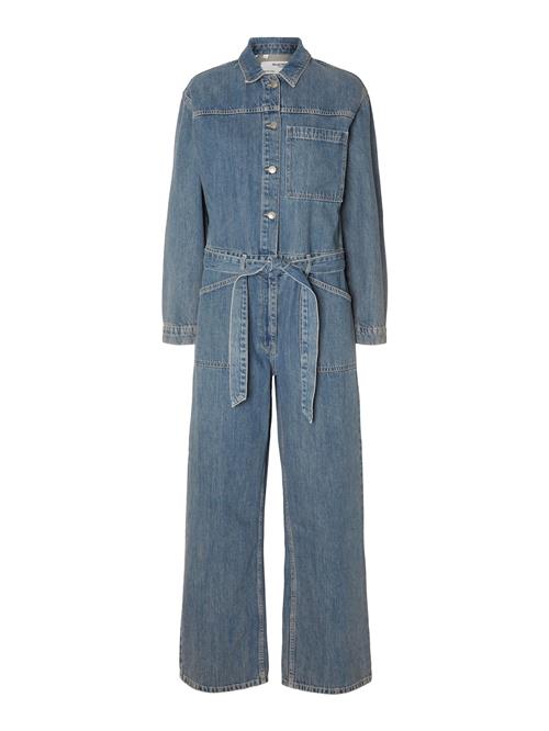 Se SELECTED FEMME Jumpsuit  blue denim ved About You