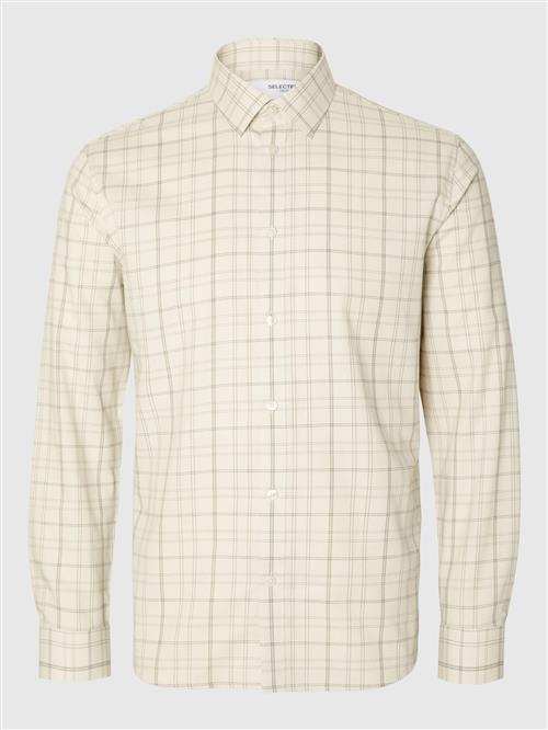 SELECTED HOMME Skjorte  beige / grå