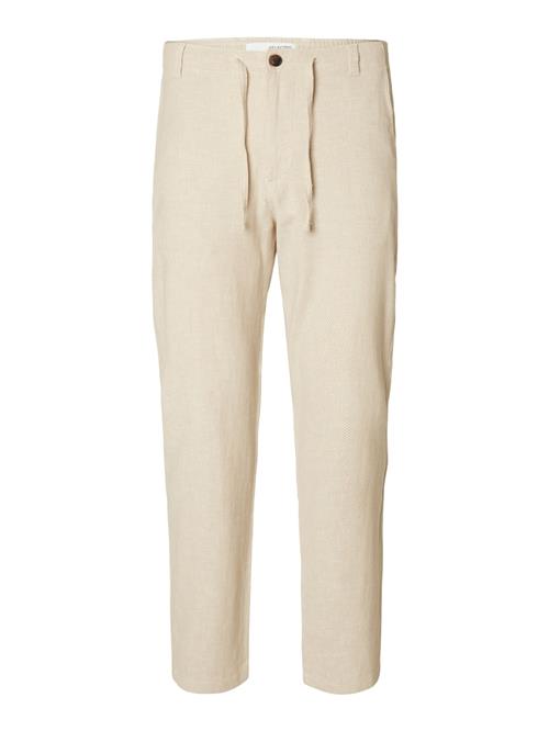 SELECTED HOMME Lærredsbukser  beige