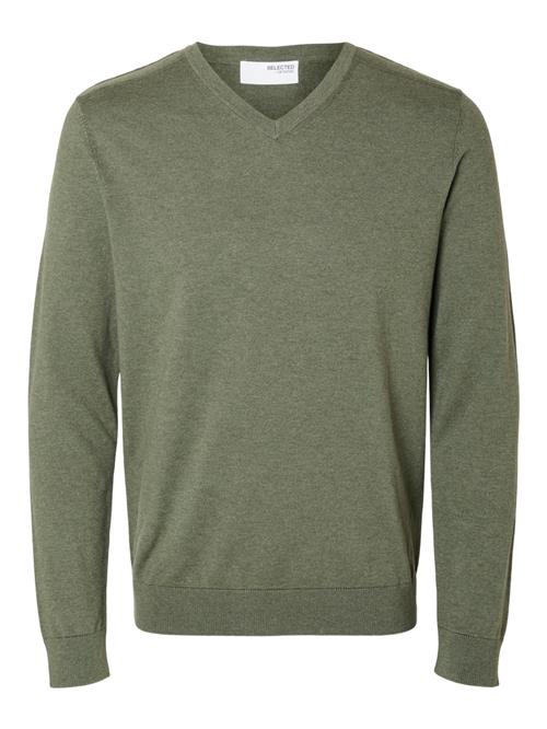 SELECTED HOMME Pullover 'SLHBerg'  oliven