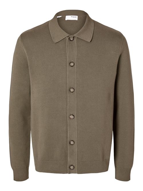 SELECTED HOMME Cardigan 'SLHMattis'  sepia