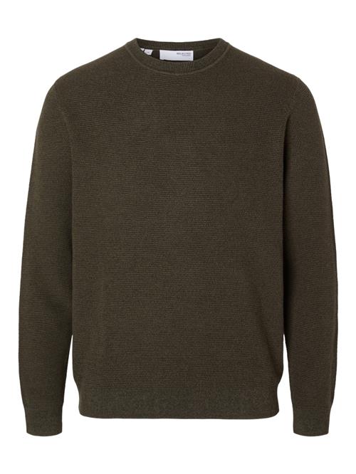 SELECTED HOMME Pullover 'SLHRoss'  oliven