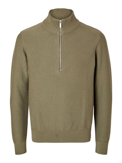 SELECTED HOMME Pullover 'SLHAxel'  oliven