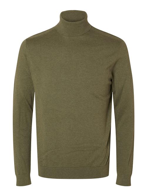 SELECTED HOMME Pullover 'SLHBerg'  oliven