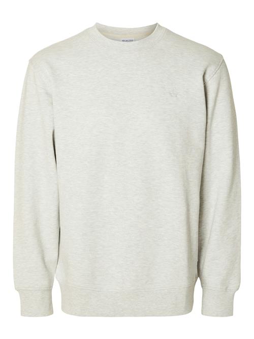 Se SELECTED HOMME Sweatshirt 'SLHAron'  lysegrå ved About You