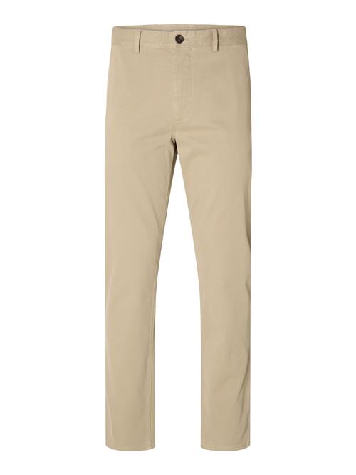 SELECTED HOMME Lærredsbukser  beige