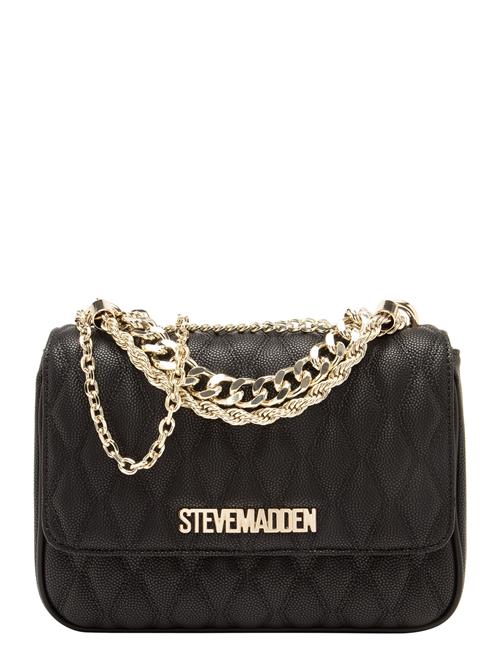 Se STEVE MADDEN Skuldertaske 'Brevere'  guld / sort ved About You