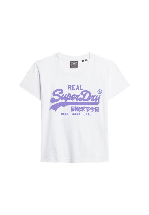 Superdry Shirts  lavendel / hvid